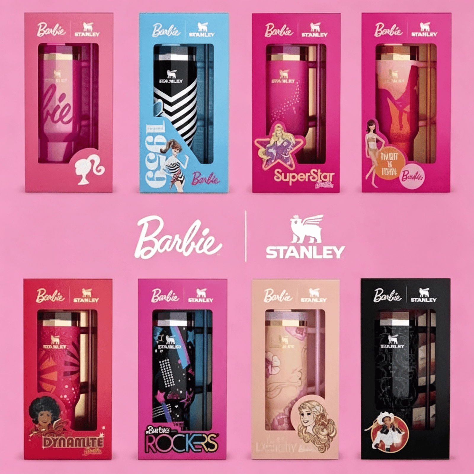 Termo Barbie x Stanley