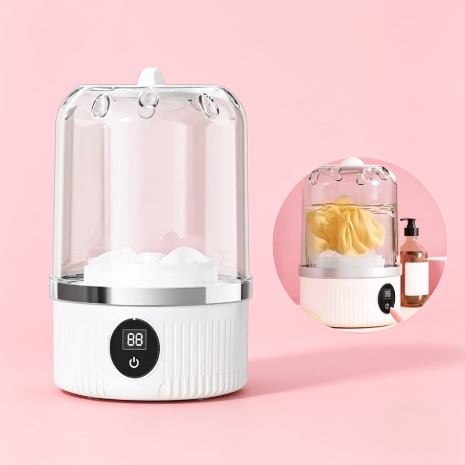 Mini Lavadora Recargable Inalámbrica